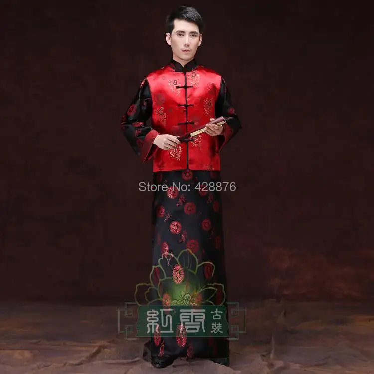

Китайская народная танцевальная одежда, длинный красный костюм Китайской Народной танцевальной моды, старинный костюм, костюм старой кита...