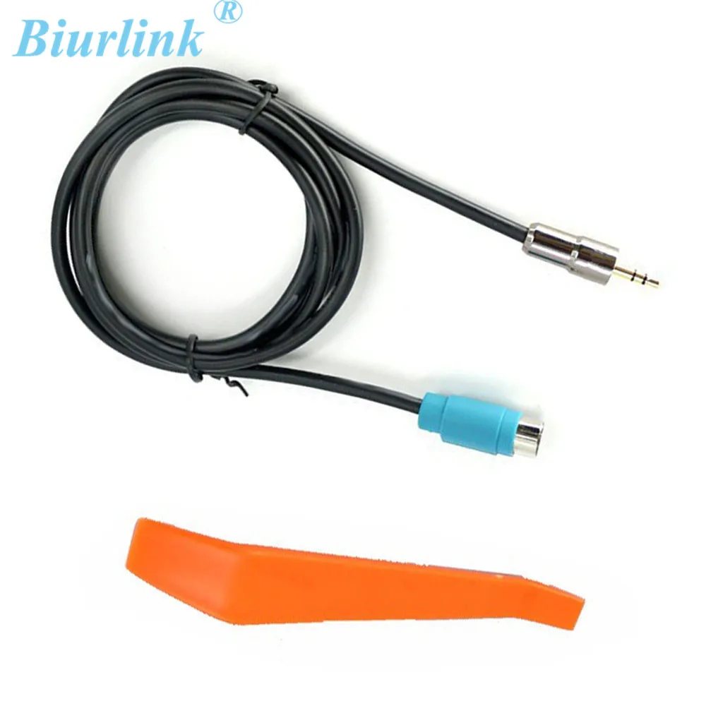 Biurlink Car Steteo Radio KCE236B Aux Adapter Cable for Alpine KCE-236B Full Speed 3.5MM Gold Audio Jack | Автомобили и мотоциклы