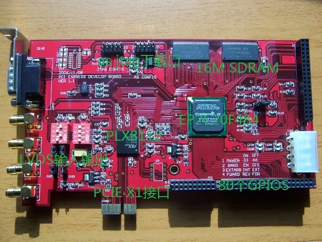 Макетная плата S2500 PCIE PCI E EXPRESS X1 FPGA макетная winder|winder| |