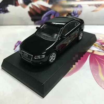 Специальный литой металл 1/64 больше немецких моделей автомобилей A3 A4 A5 A8 R8 S6 A6 Tt домашний дисплей коллекционные игрушки для детей - Цвет: A4 Black