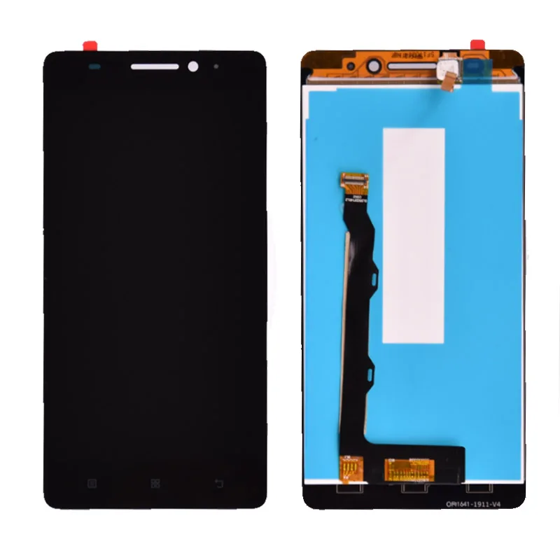 ЖК дисплей и сенсорная панель дигитайзера в сборе с рамкой для Lenovo A7000 Plus K50 t5 K3 note