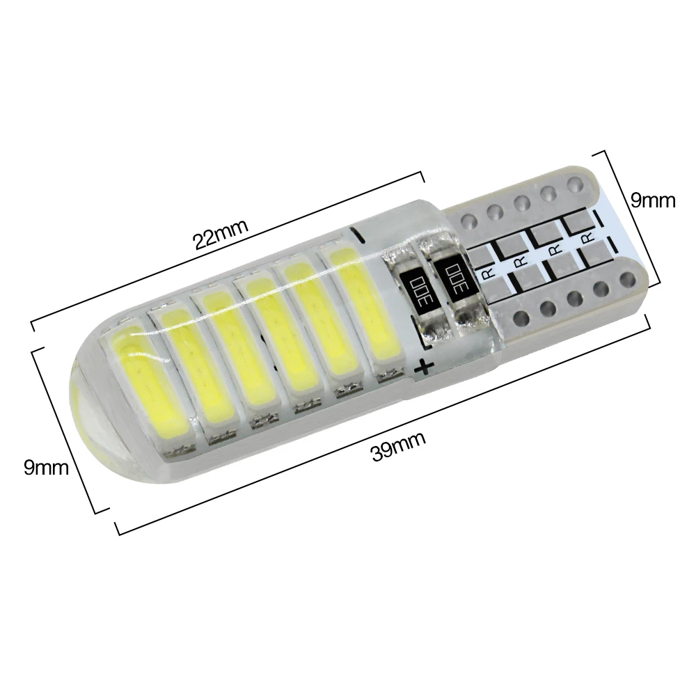 Современный автомобильный 10 шт. Авто T10 Led 192 W5W супер яркий 7020 168 12V 12SMD автомобилей Светодиодный Маркер глаза ангела клиновидные боковые Габаритные огни лампы и габаритных фонарей