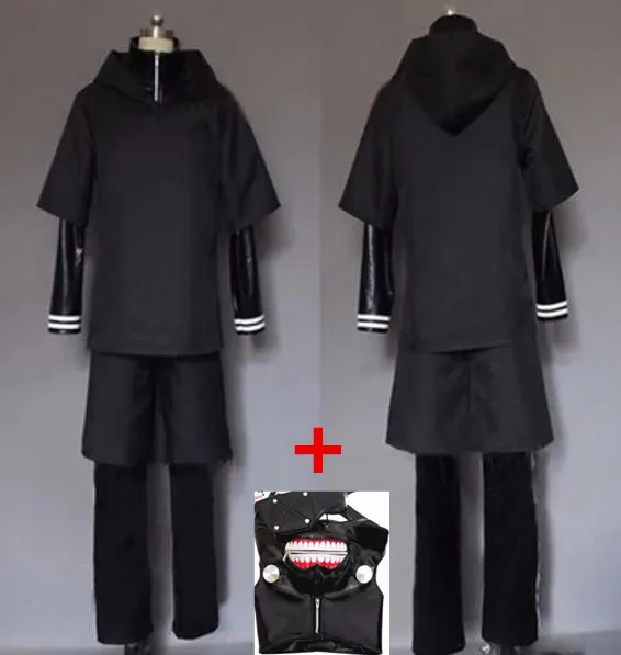 Карнавальный костюм Lmononoei Tokyo Ghoul Kaneki Ken одежда с маской |