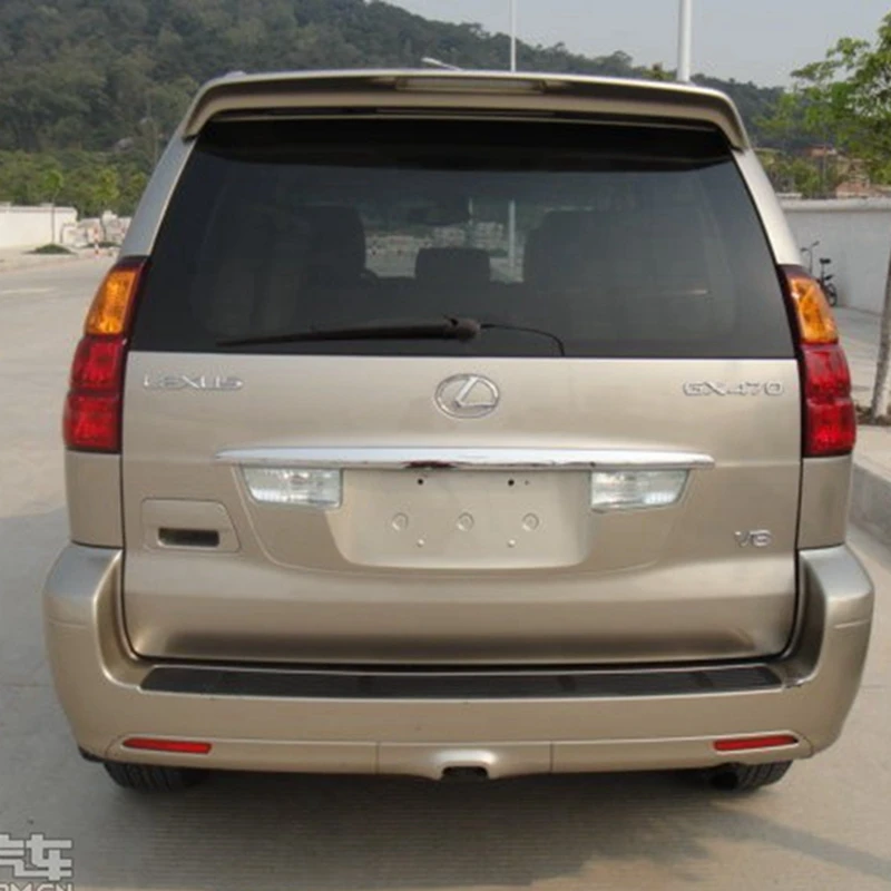 Задний спойлер для Lexus GX470 окрашенный в заводском стиле 2003-2009 со светодиодом 1