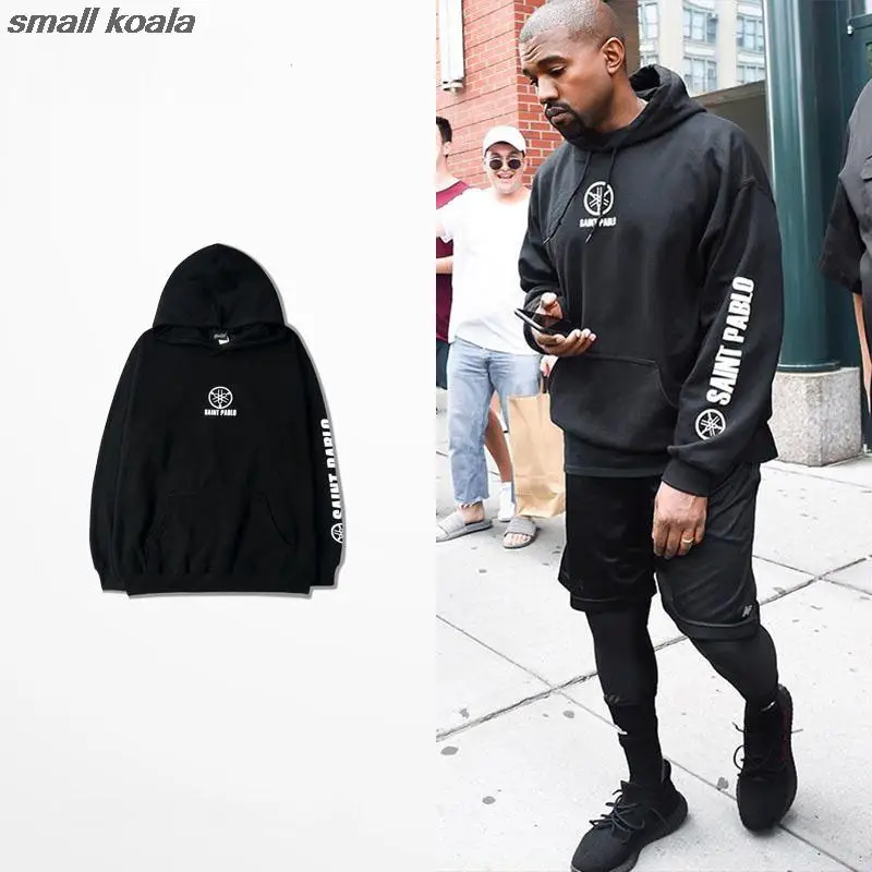 

hoodie men hip hop for big man tracksuit Kanye west tour season 3 clothing camiseta saint pablo sweatshirts
