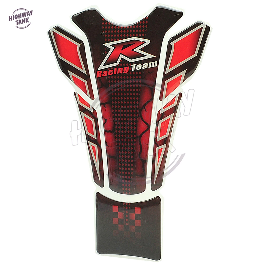 Universal 3D Motorcycle Sticker Gas Fuel Tank Pad Protector Cover Decal Case for Yamaha Honda CB600 650 CBF CBR Tankpad | Автомобили и