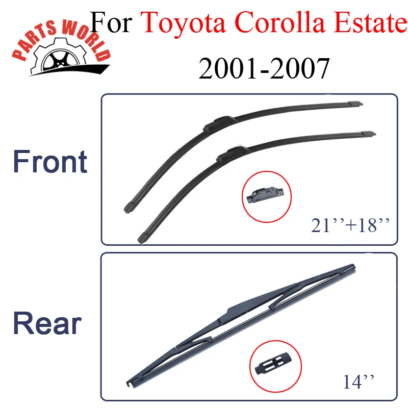 Щетки стеклоочистителя для Toyota Corolla Estate 2001 2007 стеклоочистители автомобильные