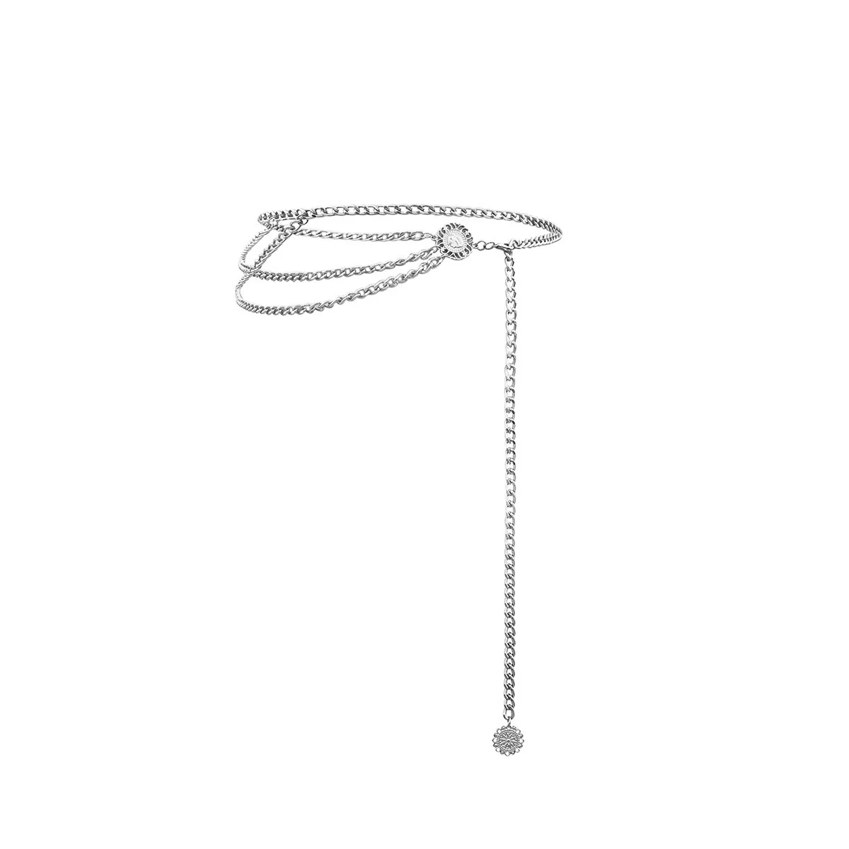Sexy Women Metal waist chain match dress Fashion personality belt for women hip hop style female belts ceinture femme accessorie |