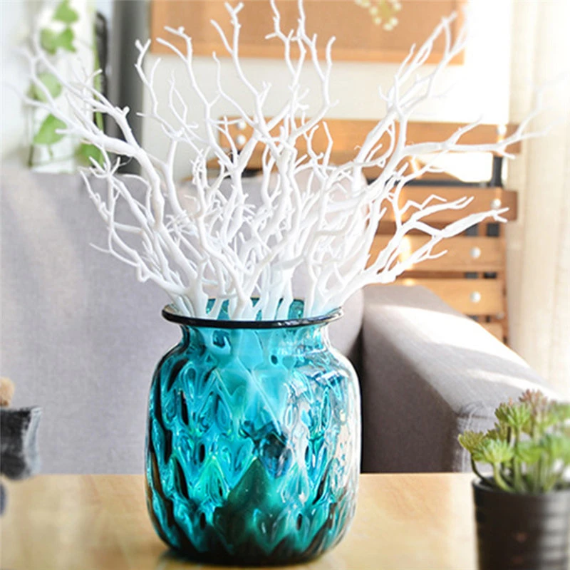 2 шт. сухая ветка дерево Павлин Коралл искусственные ветки листва свадьба дома