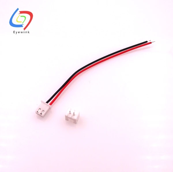 EYEWINK 10 комплектов XH шаг 2 54 мм одноголовый 2Pin 3Way провод к плате разъем 11 см 24AWG с