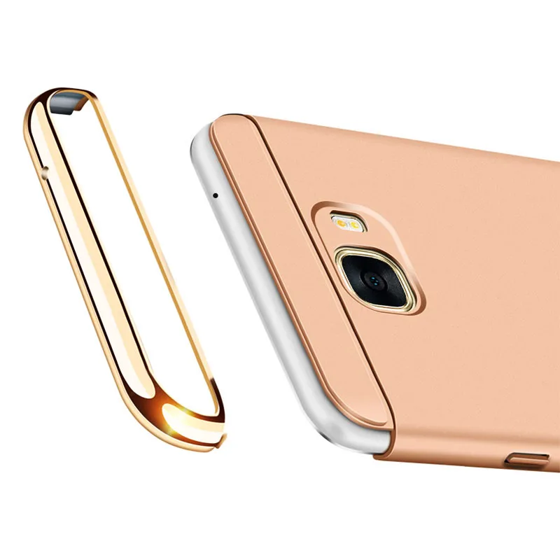 YueTuo Luxury 3 in 1 Case For Samsung Galaxy C9 C 9 Original Thin Hard Armor Phone Cover Pro C9000 cases | Мобильные телефоны и
