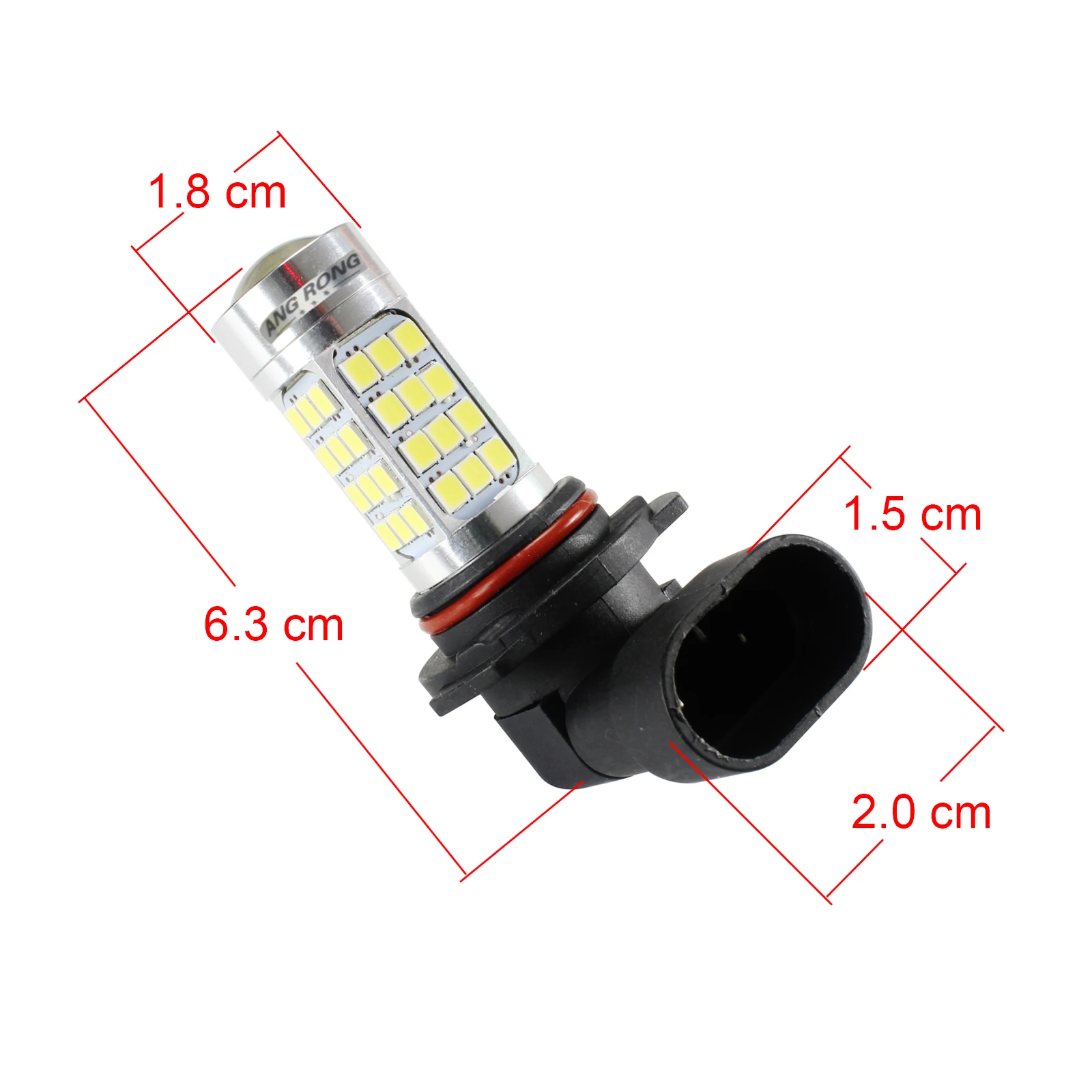 ANGRONG 2x45 W HB4 9006 SAMSUNG 2835 Светодиодный противотуманный светильник головной светильник дневной ходовой светильник 6000K белый