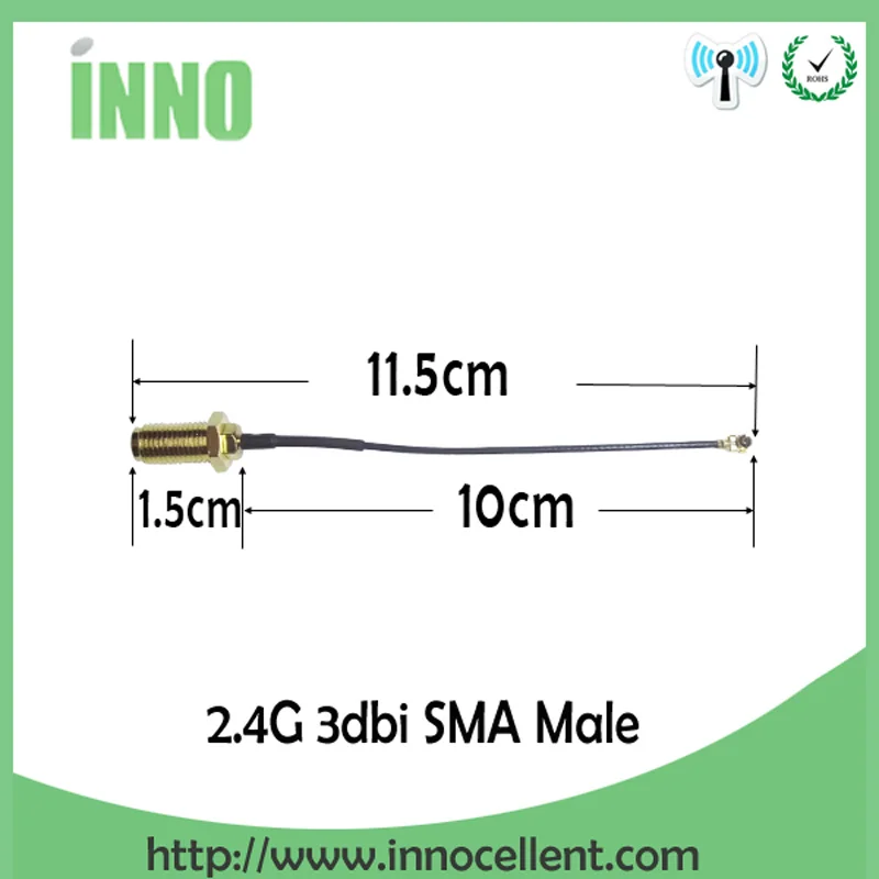 EOTH 2 4g антенна 3dbi sma male wlan Wi-Fi 4 ГГц IPX ipex 1 SMA Розетка Удлинительный кабель iot модуль |