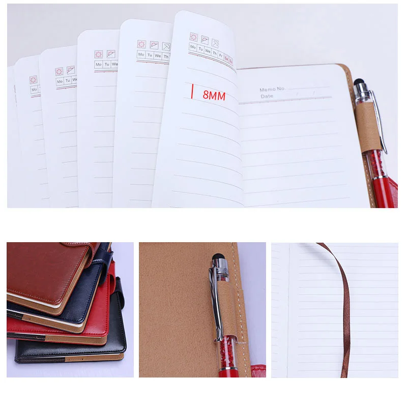 

Circular Button Notebook Business Brief A5 day Notebook Student Creative Handbook