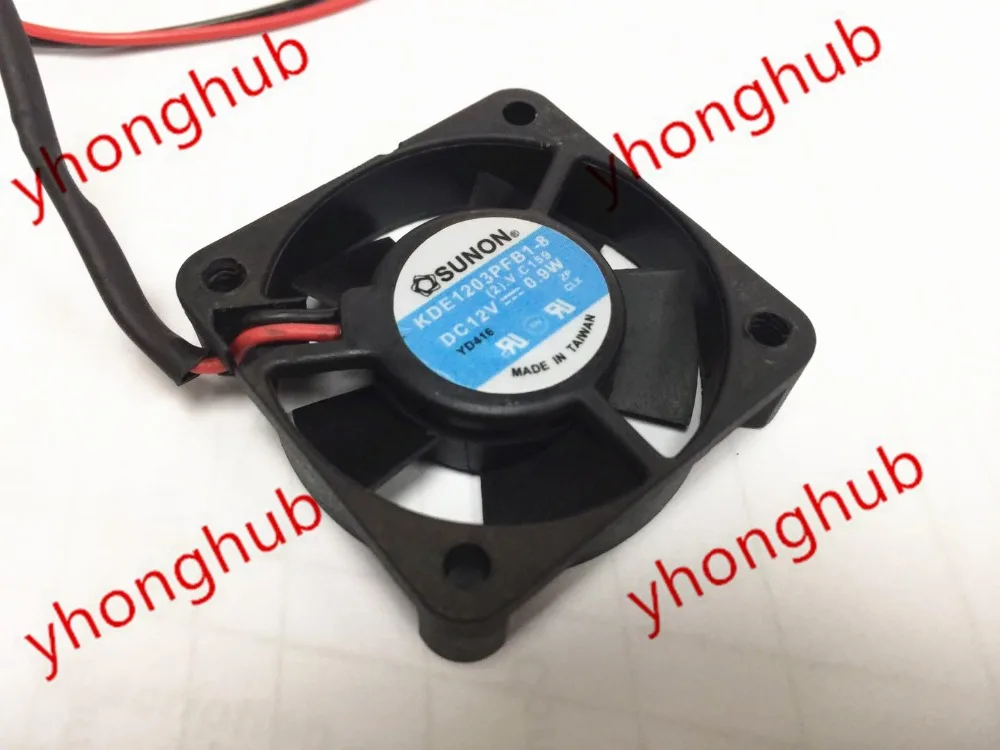SUNON KDE1203PFB1 8 Сервер охлаждающий вентилятор AC/DC 12V 0 9 W 30x30x10 мм 2 провод|Кулеры и