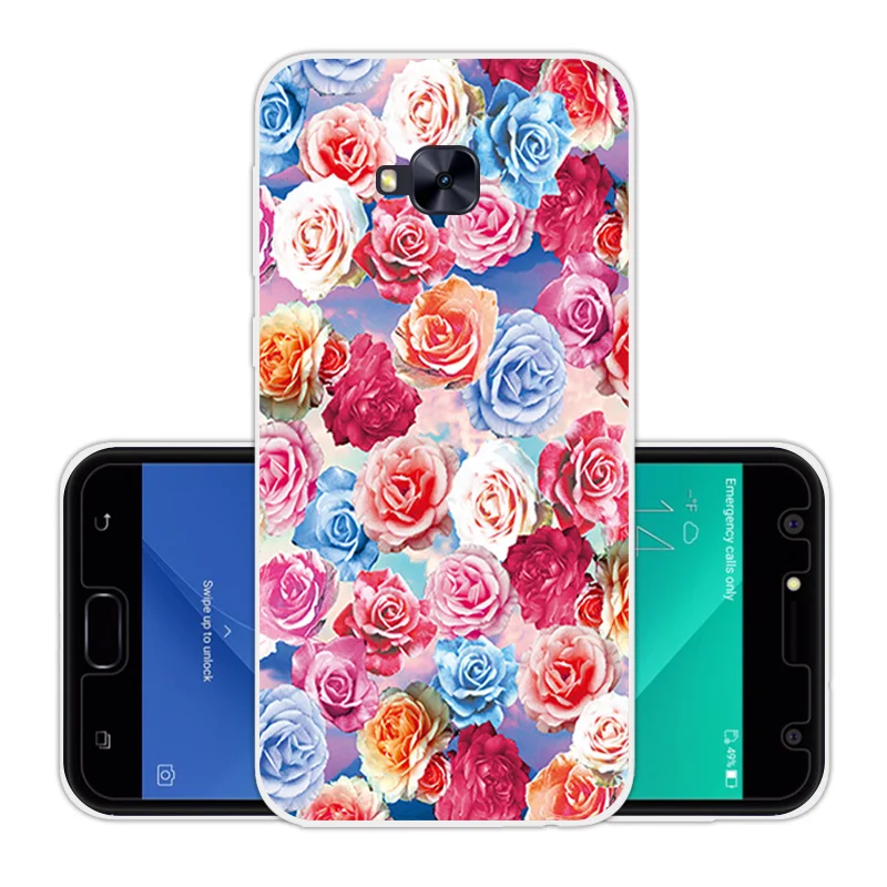 Для Asus Zenfone 4 Selfie ZD553KL Силиконовые ТПУ чехлы для телефонов DIY роскошные Fundas