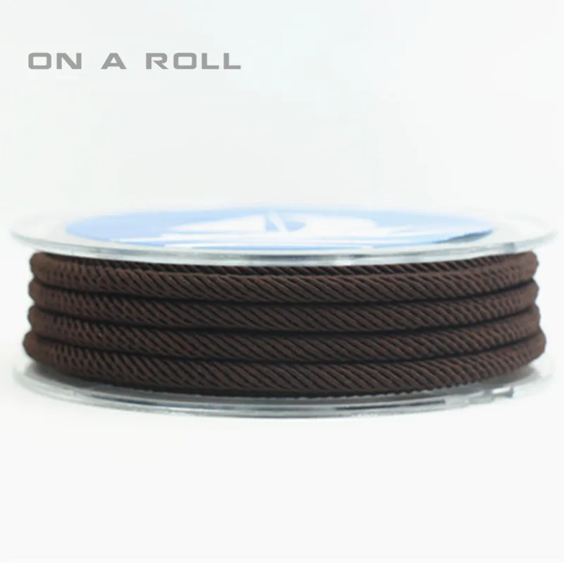 4 мм витой шпагат Миланский Шнур Ювелирные изделия Аксессуары веревка макраме