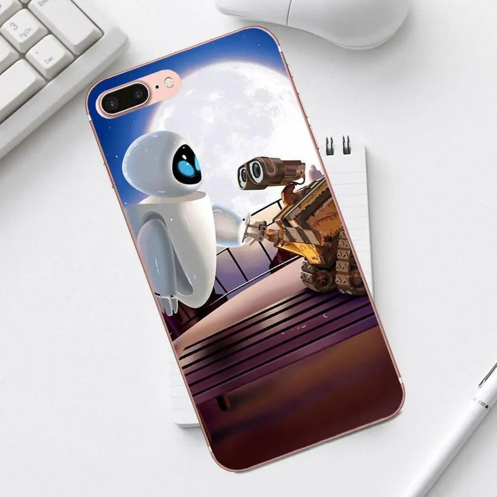 ТПУ чехол Coque для iPhone 4 4S 5 5C SE 6 6S 7 8 Plus X XS Max XR Galaxy A3 A5 J1 J3 J5 J7 2017 пара стены E и Eve Love |
