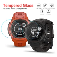 9h 2 5d tempered protective glass screen protector for garmin instinct wearable smartwatch anti scratch film