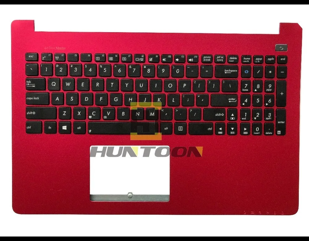 Подлинная США/английская клавиатура для ноутбука ASUS X502C X502CC X502CA X502 X502U Клавиатура для ноутбука английская раскладка клавиатуры красного цвета с рамкой Фирменная Новинка