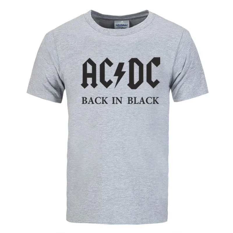 Новинка 2018 Camisetas AC/DC band rock футболка Мужская acdc графическая Повседневная с принтом
