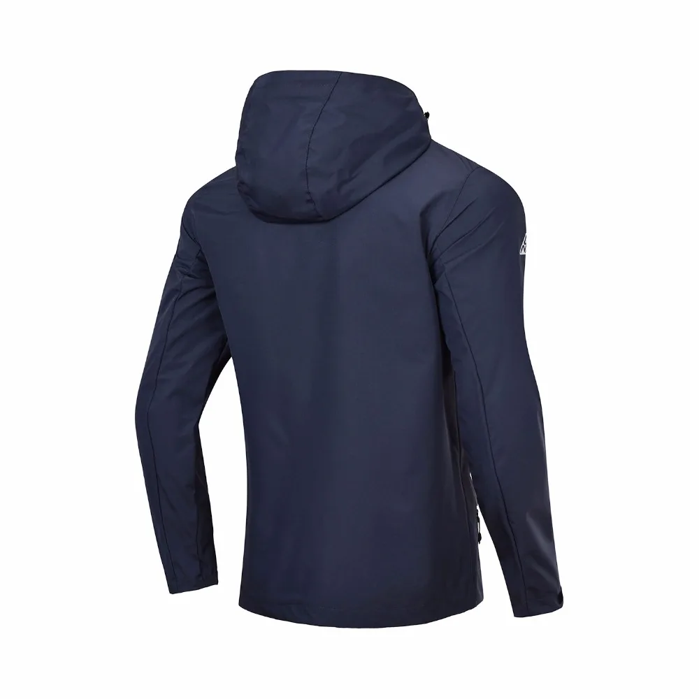 Li Ning Мужская Уличная ветровка обычная посадка 100% полиэстер уличная