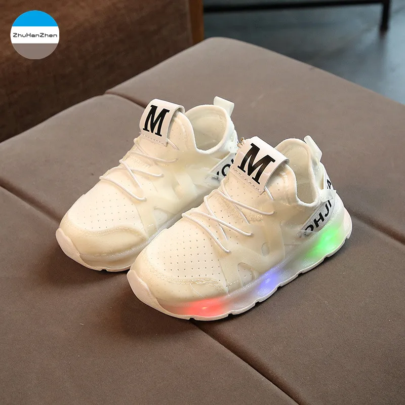2019 Высококачественная модная детская повседневная обувь с подсветкой
