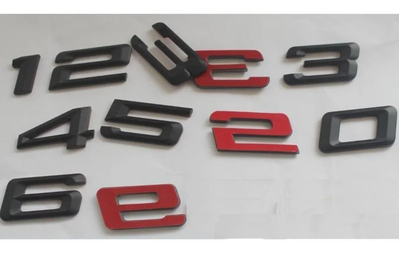 ABS 3D Автомобильная эмблема значок задний 0 1 2 3 4 5 6 7 8 x d i логотип наклейка для BMW E46 E90