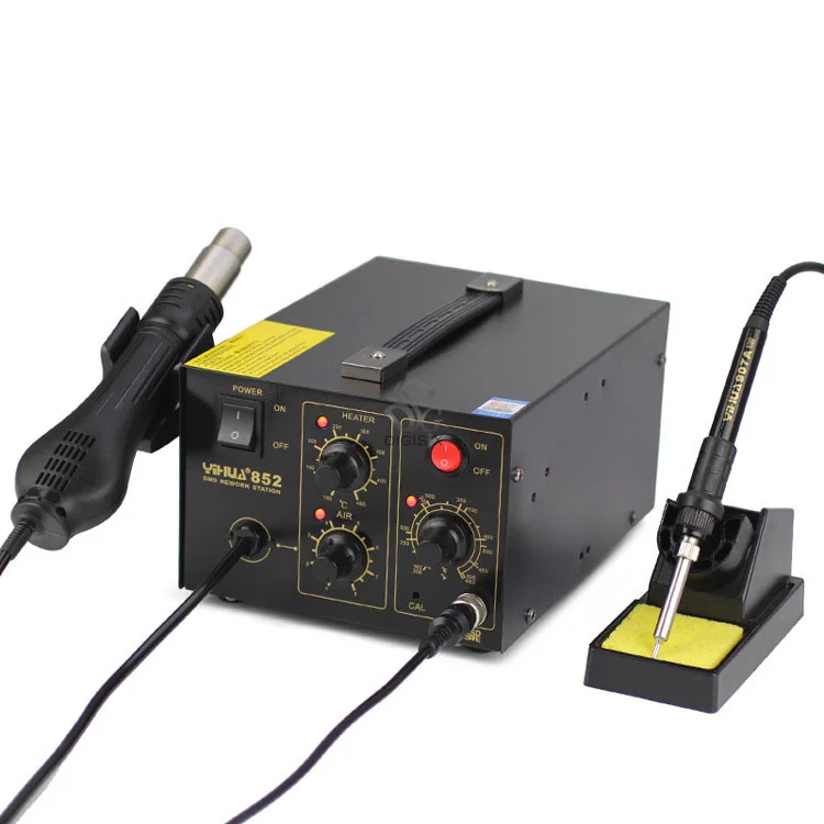 852 Бесщеточный Вентилятор горячего воздуха Тепловая пушка паяльная станция с