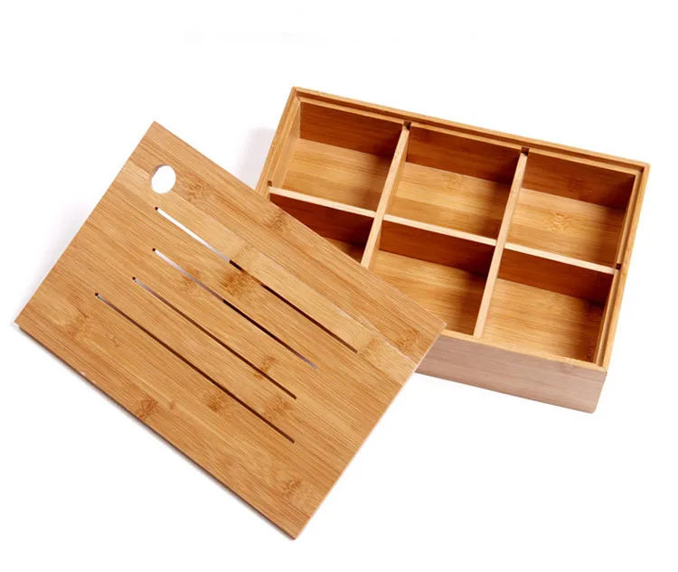 Деревянная коробка для хранения конфет/закусок в европейском стиле с крышкой 6