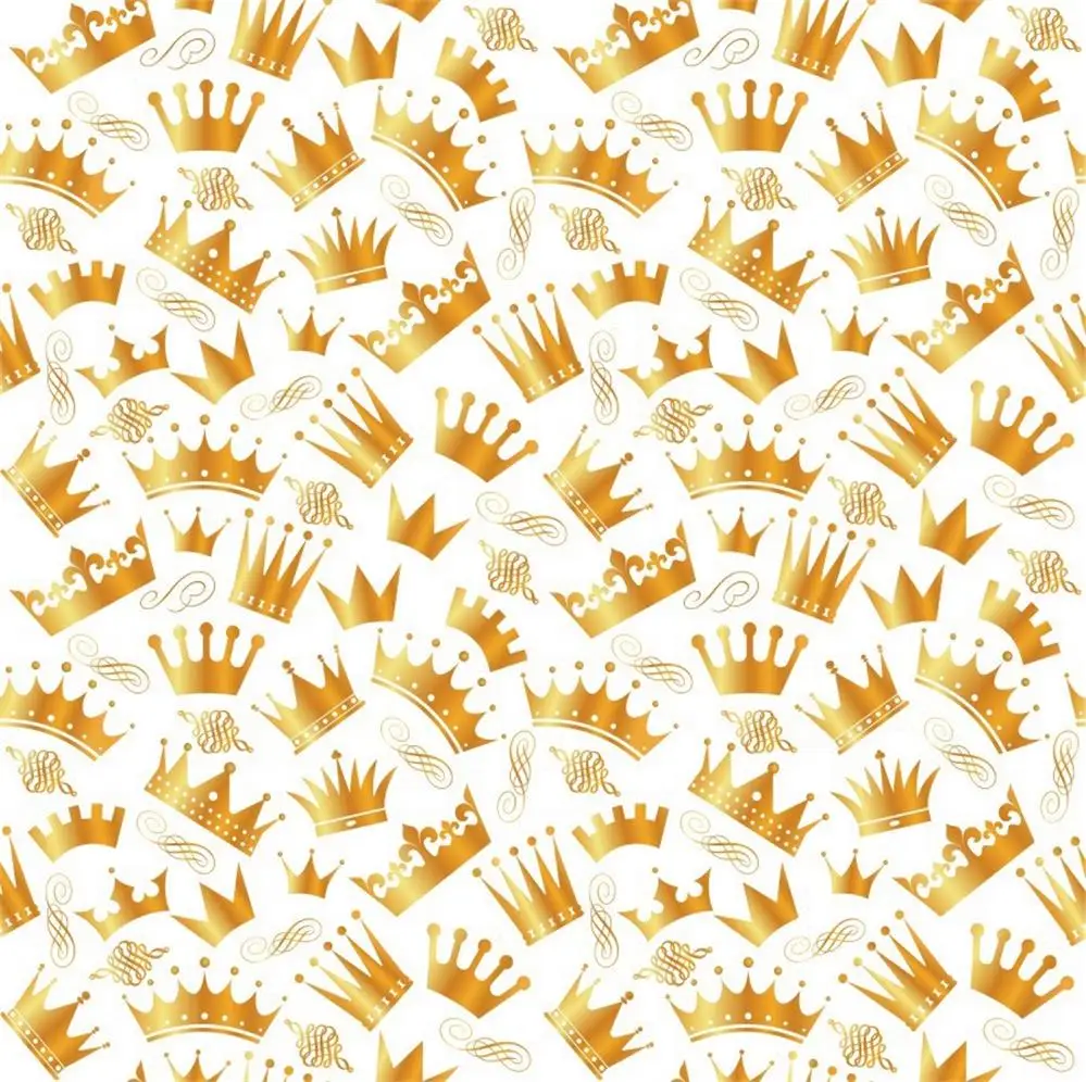 Laeacco фотографические фоны черные белые полосы золотая корона детский день рождения узор фоны для фотостудии камеры включены.