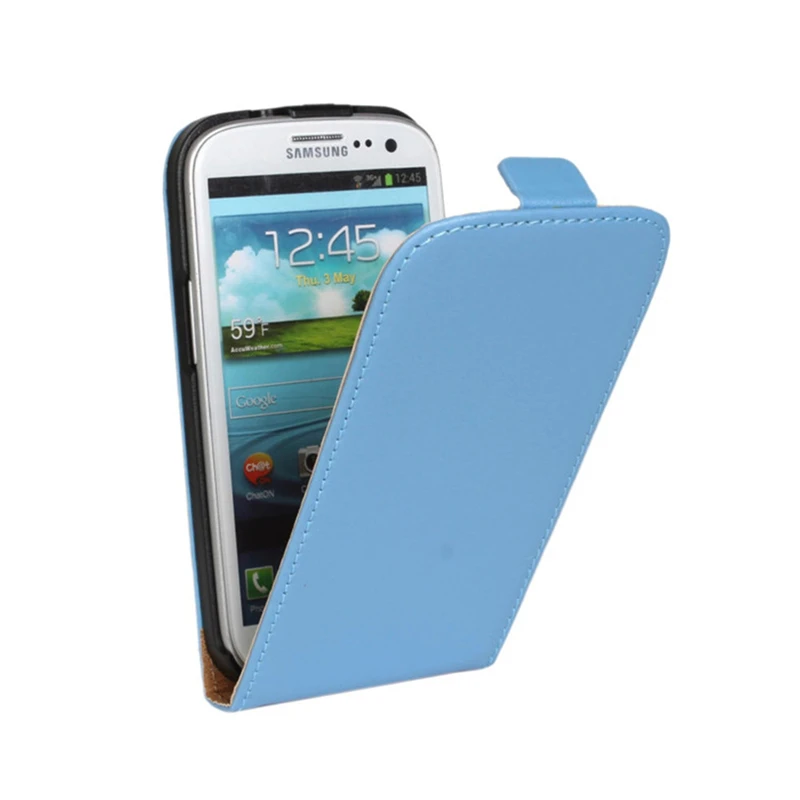 Роскошный чехол из натуральной кожи с откидной крышкой для Samsung Galaxy S3 Neo i9301 i9300i