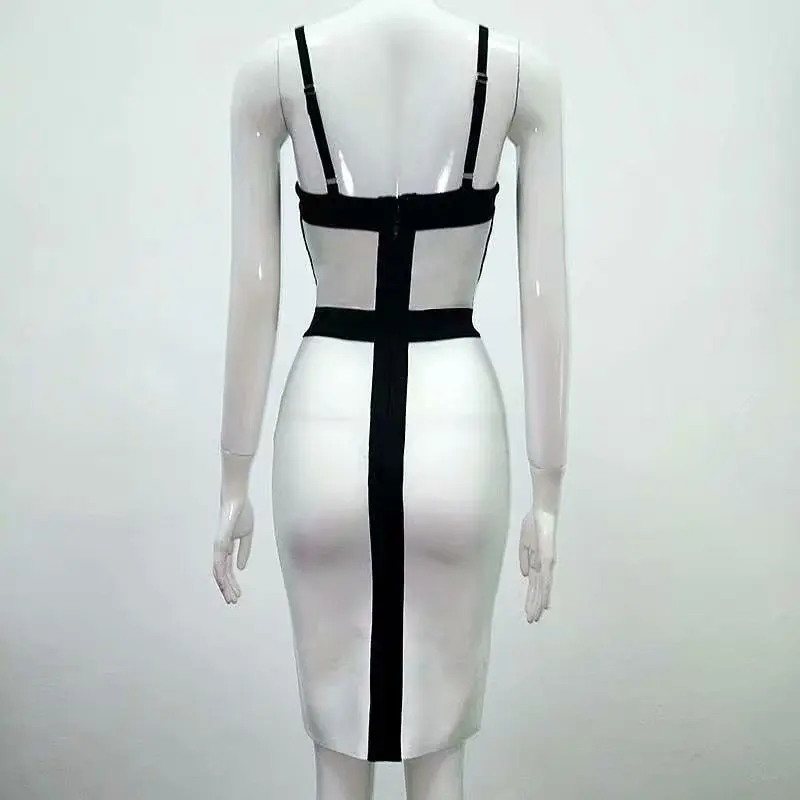 2017 новая мода черный белый элегантный сексуальный бюстье знаменитостей женщин