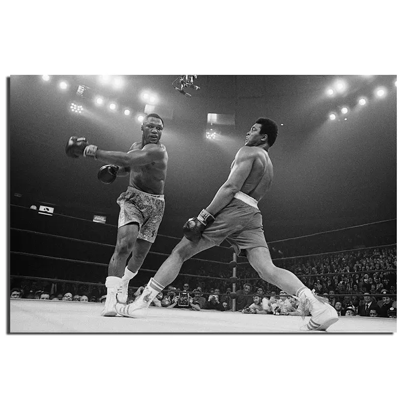 Muhammad Ali Винтаж постер печать на холсте без рамы живопись для декора гостиной - Цвет: 3