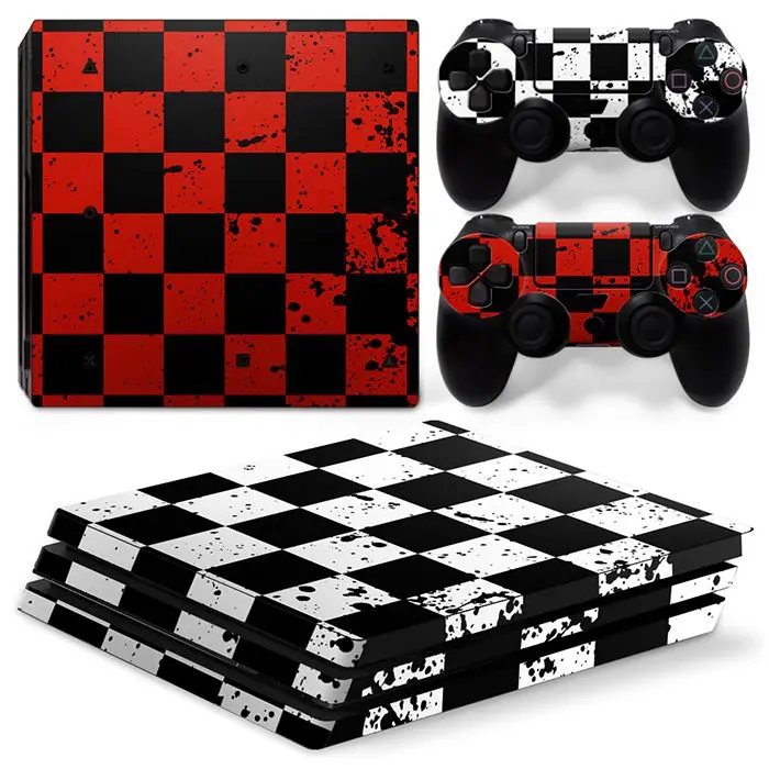 Красочные Viny Наклейка Стикеры для PS4 Pro консоли+ 2 кожаная наклейка на контроллер для sony Playstation 4 Pro игровые аксессуары