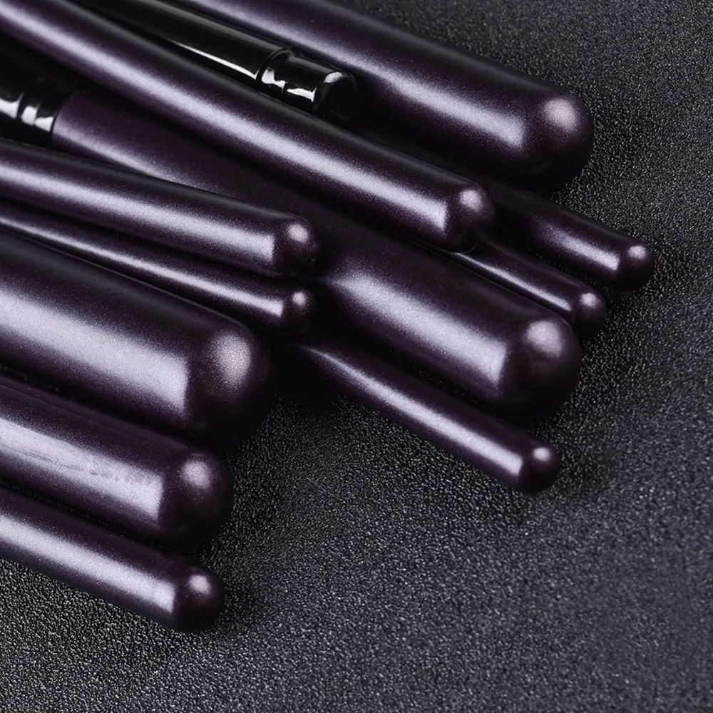 KJL 12 шт./компл. кисти для макияжа Наборы Kit ресниц Губы Фонд Порошок Тени подводка