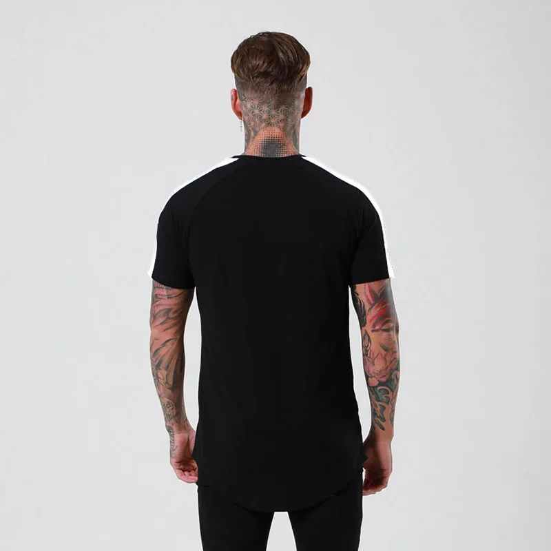 Футболка мужская Спортивная хлопок Рашгард быстросохнущая для бега фитнеса