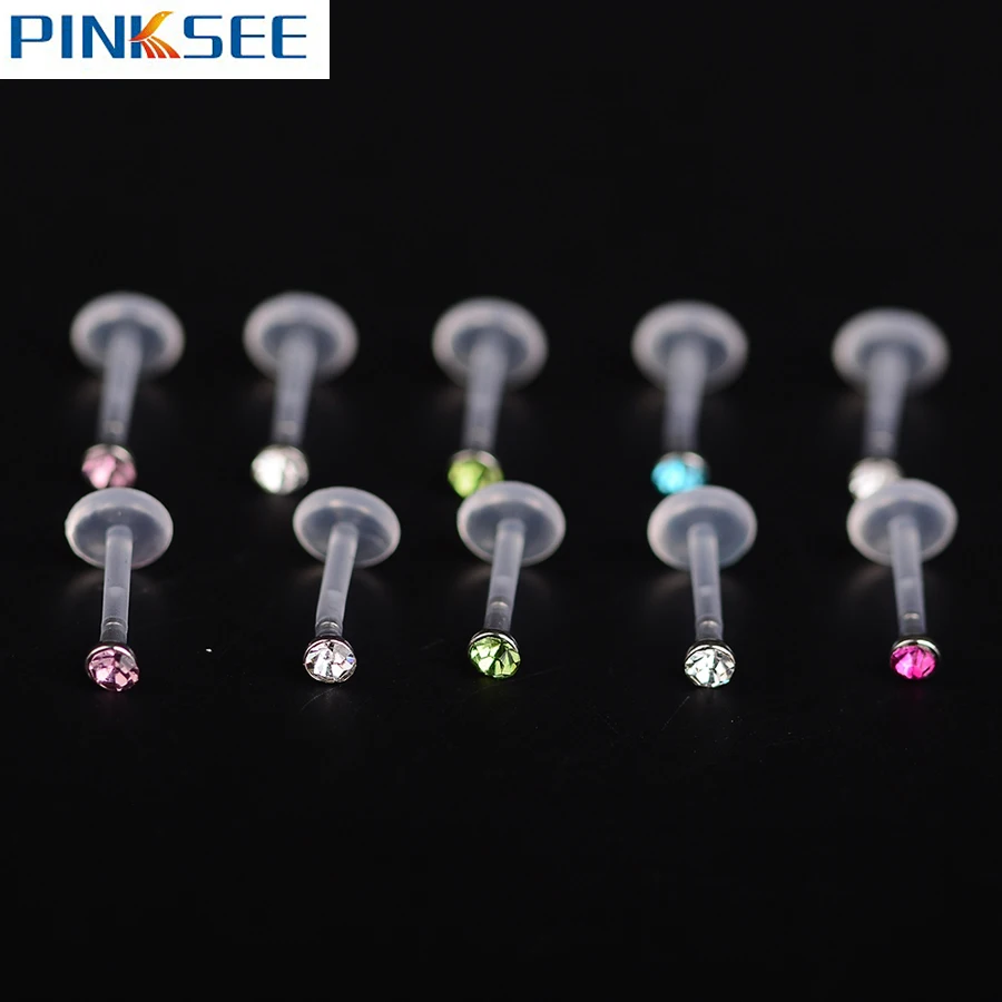 Кольцо для губ с цирконом Монро 25 шт./лот | Украшения и аксессуары