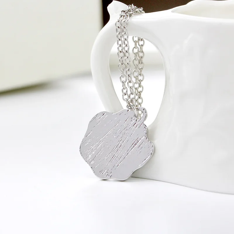 Contracted Black Paw Print Dog Necklace Fashion Gifts For Family Lovers Friends Zinc Alloy 1pcs | Украшения и аксессуары