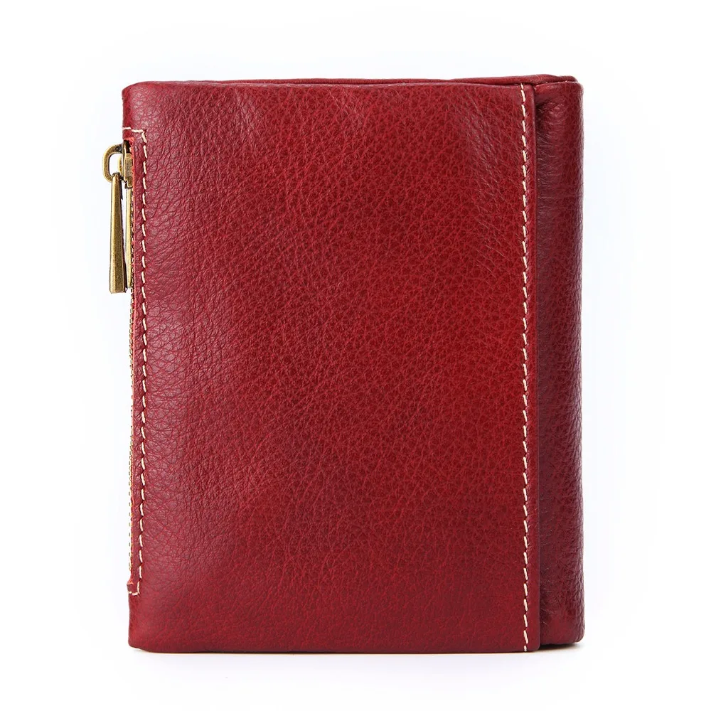 Muurdde женский кошелек из натуральной кожи женские короткие кошельки двойной на