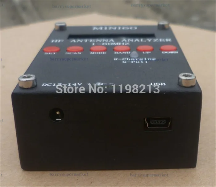 Новый мини HF ANT SWR антенна анализатор тестер детектор SARK100 для HAM Радио хоббистов