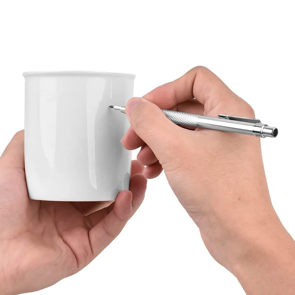 Вольфрамовый карбидный разметчик с магнитом алюминиевое травление гравировка