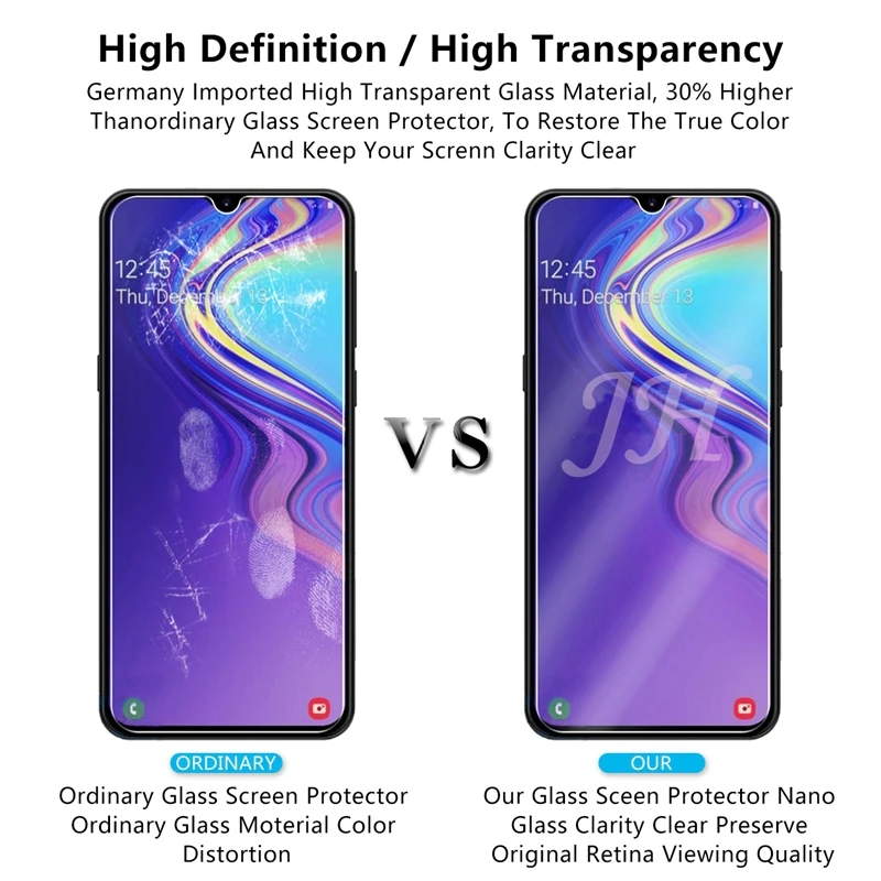 Закаленное стекло для Samsung Galaxy M10 M20 M30 2 шт. защитная пленка 9H Взрывозащищенная