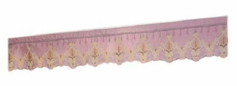 pink Valance Европейские Роскошные занавески для спальни, оконные занавески, стили для гостиной, элегантные занавески, европейские занавески, занавески - Цвет: pink Valance