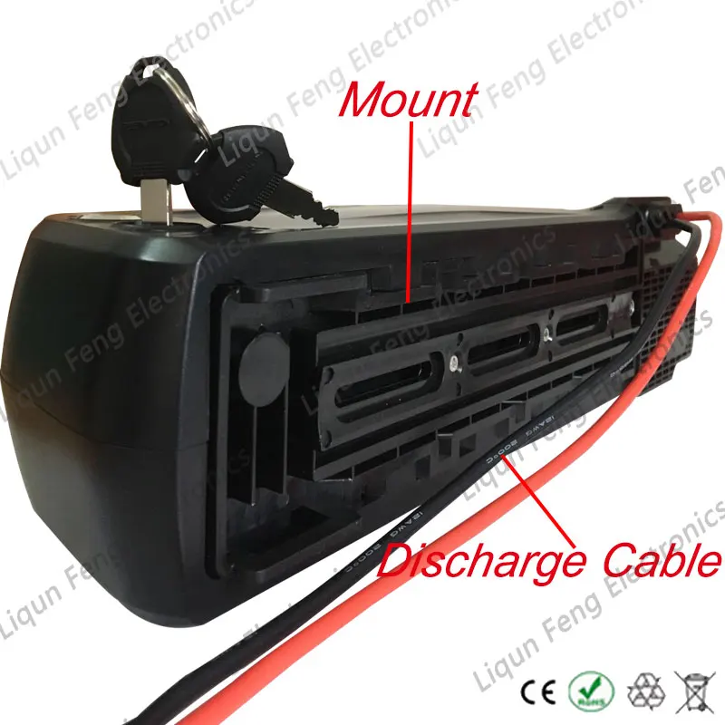 Литий ионный аккумулятор для электровелосипеда 48 В 12 А · ч 1000 Вт|ebike battery|48v 12ahbike 48v |