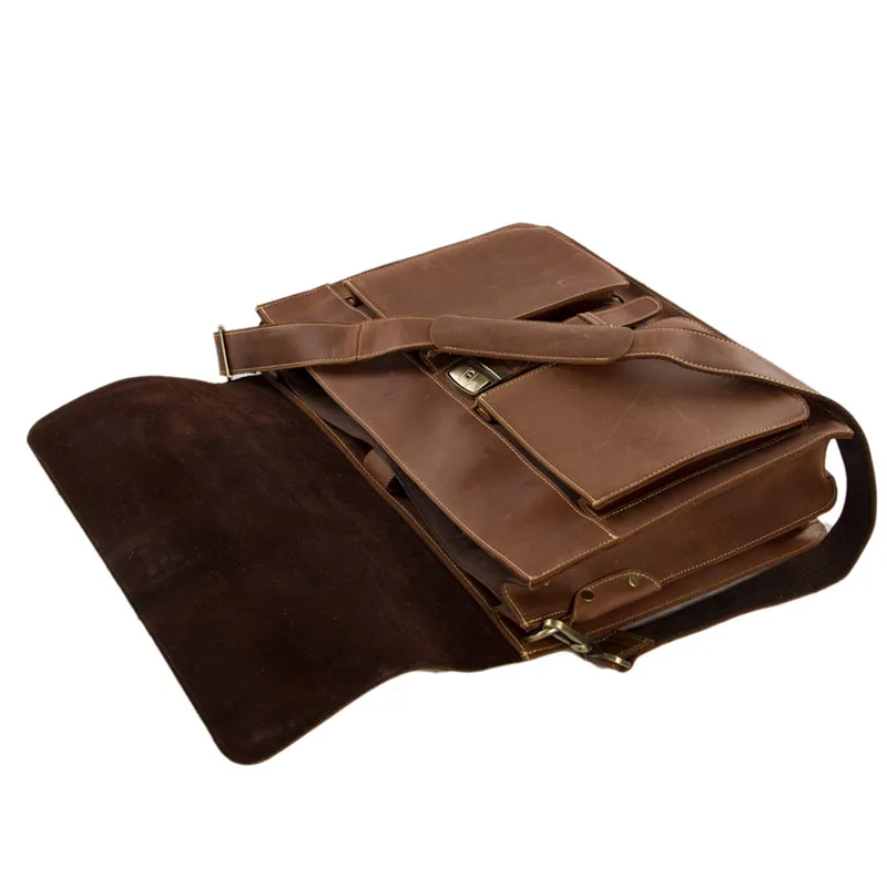 Сумка тоут Мужская для ноутбука 15 дюймов коричневая 1031|briefcase business|business briefcaseoffice case