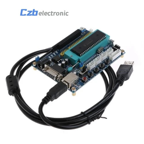 USB пик развитию PIC16F877A 12 В DC JTAG Минимальная Системы микроконтроллер модуль MAX3232 ISP IO