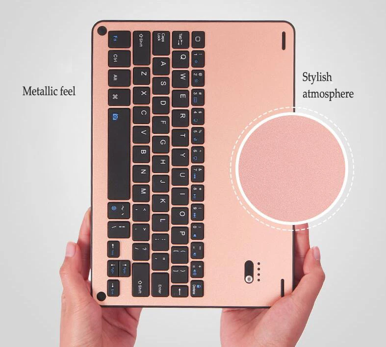 For iPad Pro 9.7 inch 2016 Wireless Bluetooth Keyboard Case Tablet Aluminum Alloy Flip Stand Cover+Stylus | Компьютеры и офис