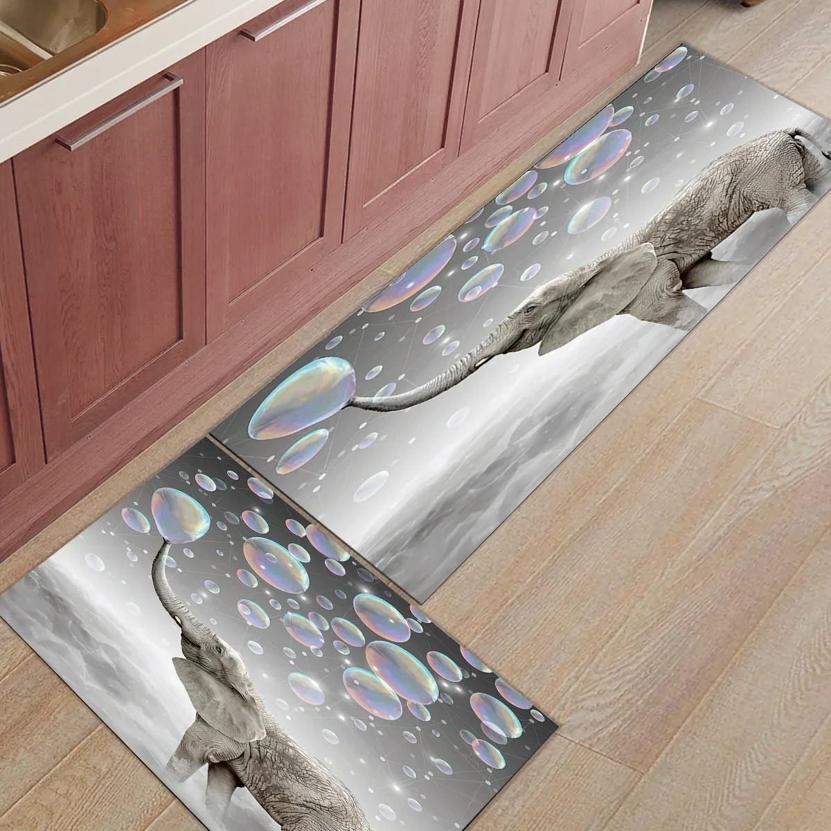 Слон-шар 2 шт. коврики для входа грязный мусор брызговик скребок обуви