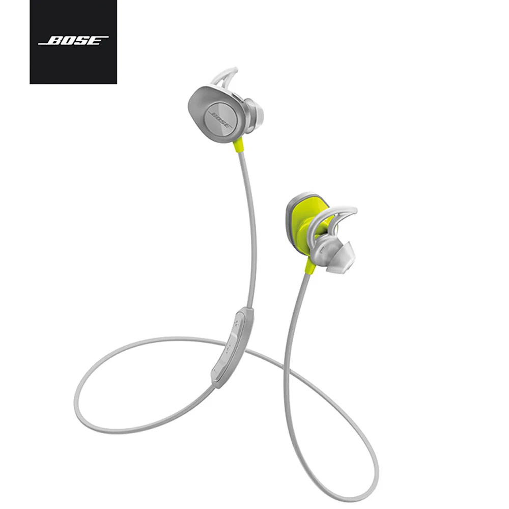 Беспроводные bluetooth-наушники Bose SoundSport, спортивные наушники с защитой от пота, музыкальные наушники, встроенное управление с микрофоном